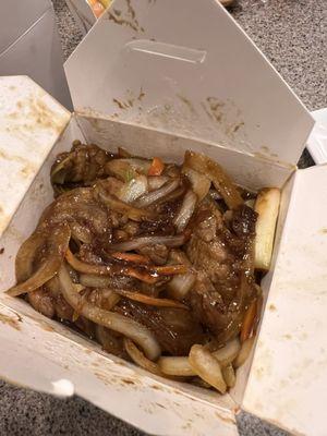 Mongolian beef