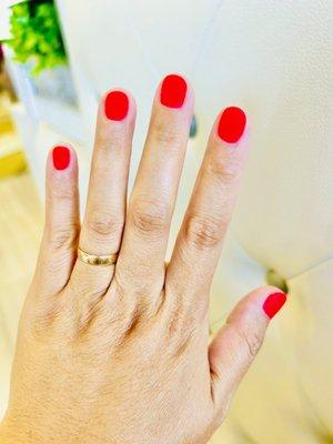 Matte red, love!