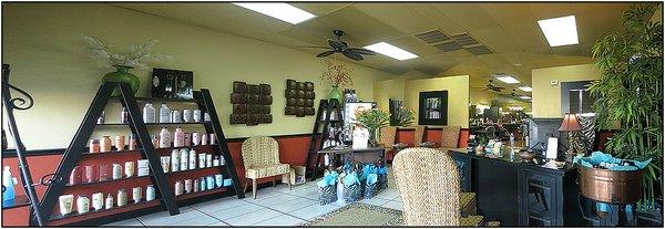 Entry area and waiting room.  Click photo for wide view