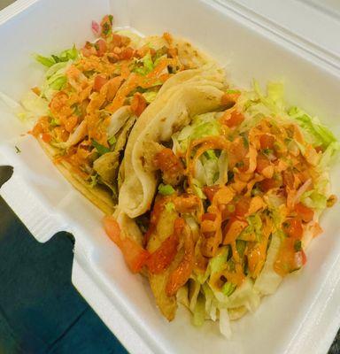 to go - fish Soft Tacos