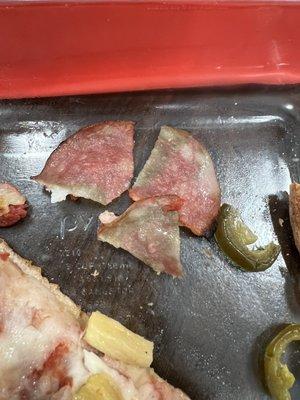 Moldy Canadian bacon