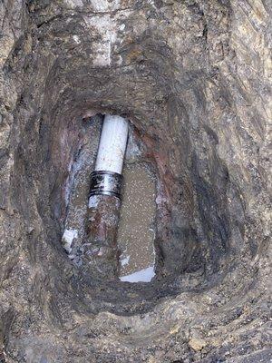 Sewer line repair