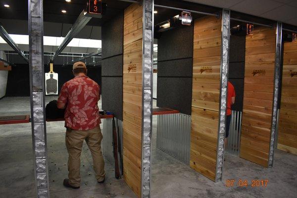 8-Lane indoor, climate control, state of the art shooting range.