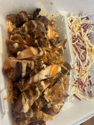 Jerk chicken plate