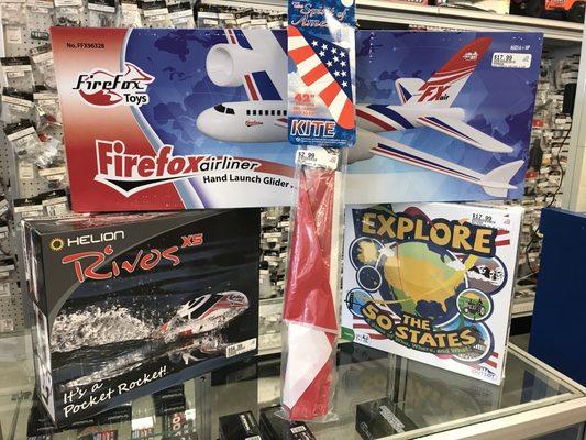 Make your 4th of July Grand with patriotic games, puzzles, planes, kites, RC boats and aircraft!