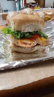 Wednesday's Sandwich Special, Chicken Breast Sandwich.