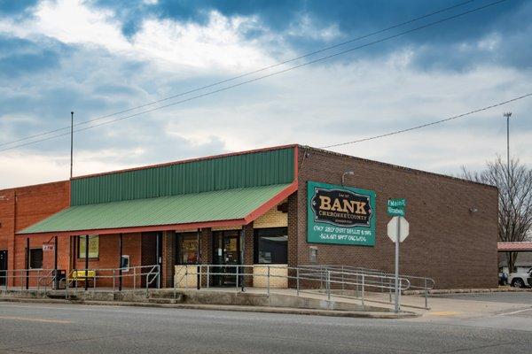 Bank of Cherokee County Hulbert branch in Hulbert, Oklahoma.