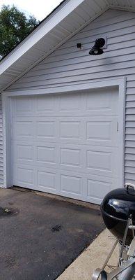 New garage door