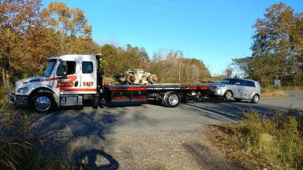 Fred's Towing & Transport Inc. is a locally owned and operated business proudly serving the Tri-County area since 1989...