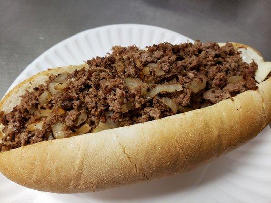 Steak and cheese sub