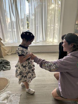 Photographer dancing with my daughter