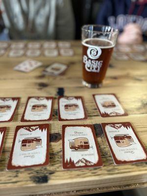 Cards and beer