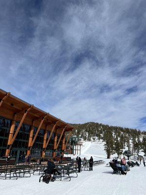 Restaurant at the top of the mountain