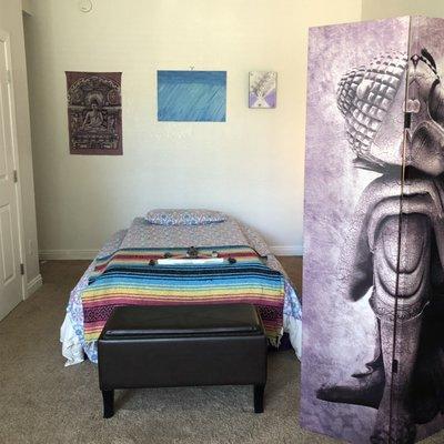 Beautiful bright Reiki Healing Room