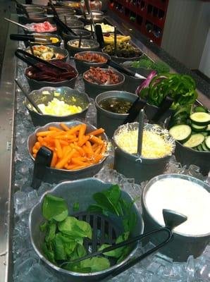 The salad bar!!!