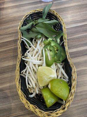 Veggie tray but in a dirty basket