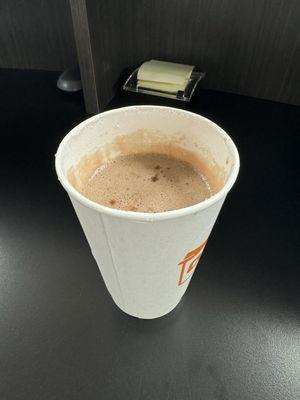 "Medium" hot chocolate is a smedium.