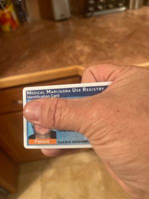 This is my ID for my Medical Marijuana card. This company is a joke! They also screwed up running my credit card and charged me twice.