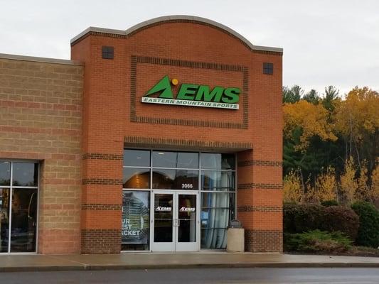 Eastern Mountain Sports (EMS) next to Bed Bath and Best Buy on Rte. 50 opposite the Wilton Mall.