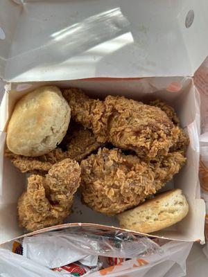 5pc Chicken Only with two biscuits