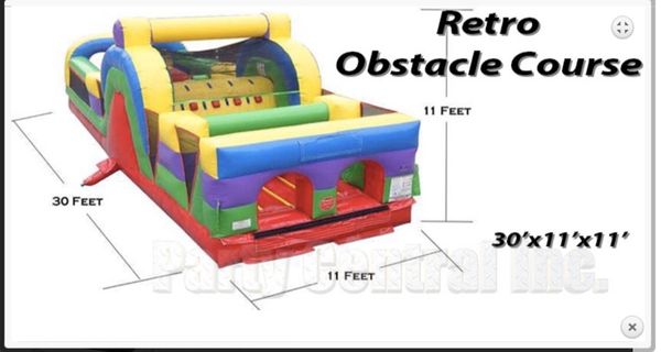 30' Retro Obstacle Course