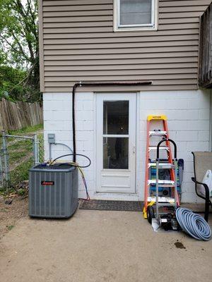 Homeowners asked for all the patio room possible.  No problem!