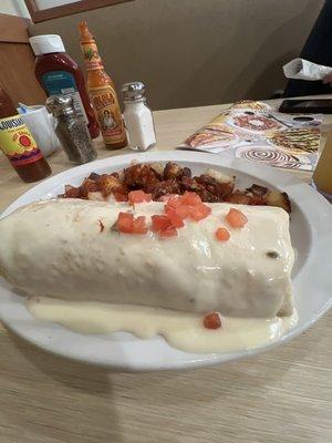 Queso Blanco Burrito