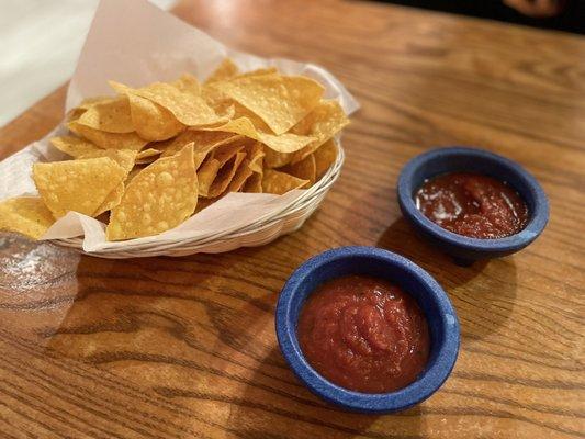 Chips and salsa (complimentary)