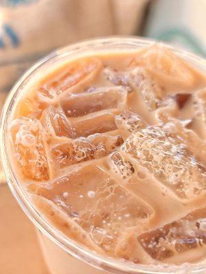 Iced Caramel Bourbon Latte