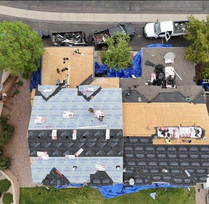 Our roofer company at work in Colorado Springs