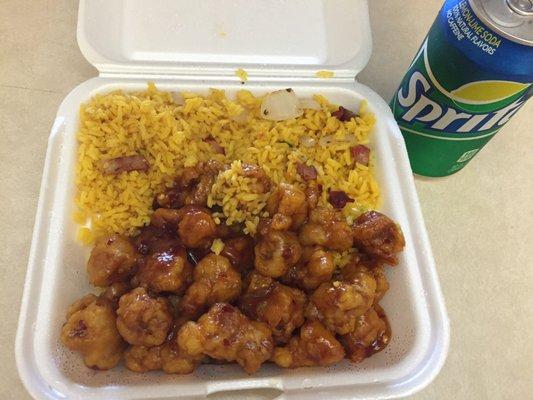 General Tso lunch