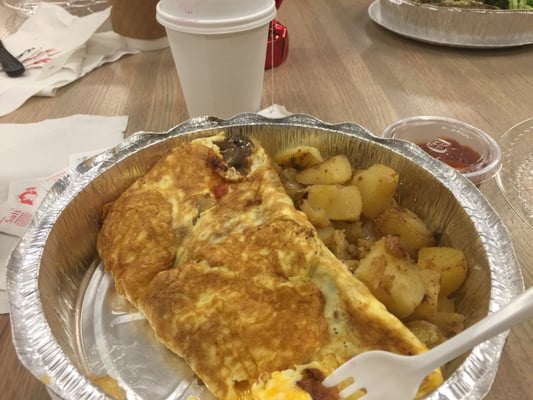 This was a Denver Omelette & home fries. OMG, very tasty , home fries cooked to perfection. I will visit again.