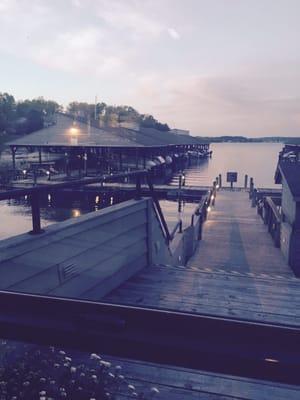 View from The Landing restaurant.