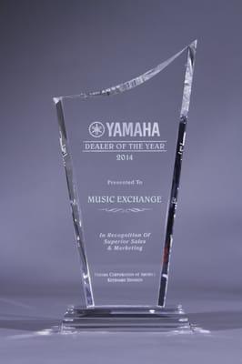 Music Exchange is Yamaha Overall Dealer of the Year 2014