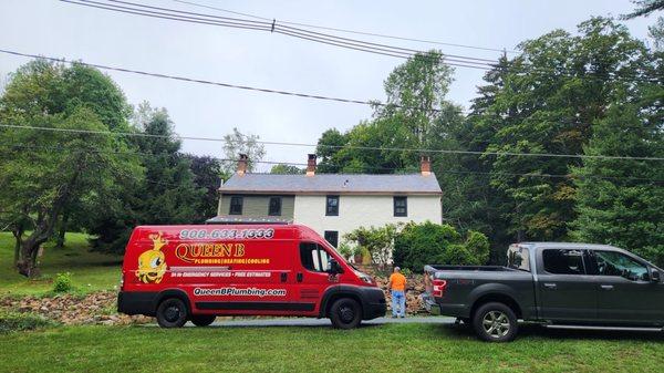 Installing a Heat pump from scratch to an old school home (built in 1785!!!)