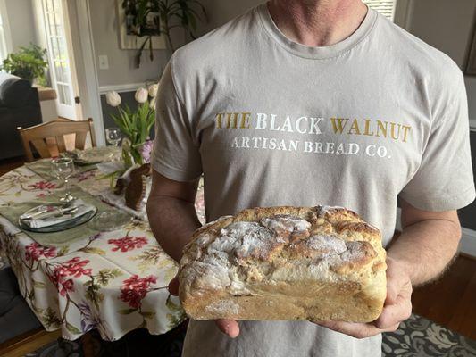 Black Walnut bread all the way in Virginia! Thank you!