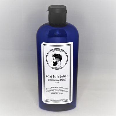 Rosemary Mint Goat Milk Lotion
 8.0 oz. Lotion, Highly Fragrant, Maintain skins pH levels and leave shin smooth. Great for your Skin!