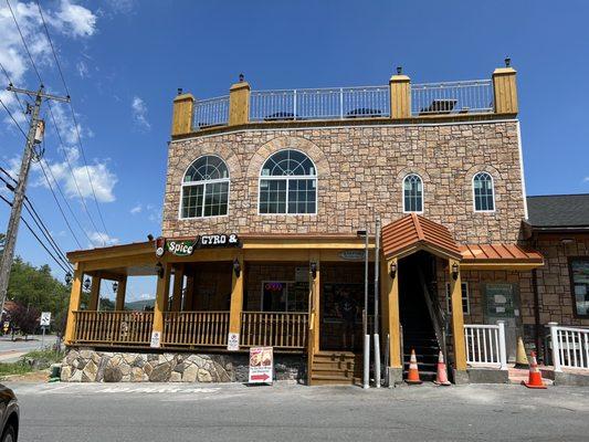 New deck and upstairs