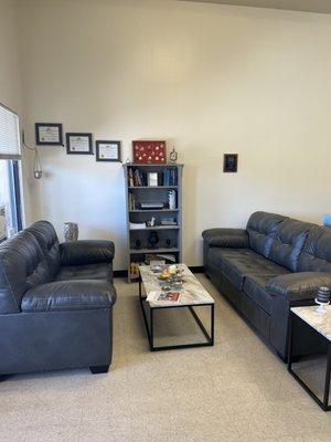 Waiting area at Randall Manufactured Homes.