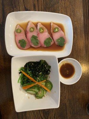 Yellowtail Jalapeno & Sunomono