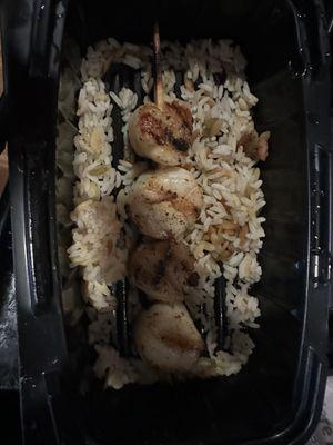 Scallops and Rice from Red Lobster