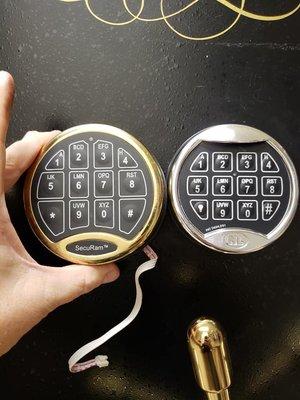 Need a digital lock? We can swap most old dial type to electronic digital.