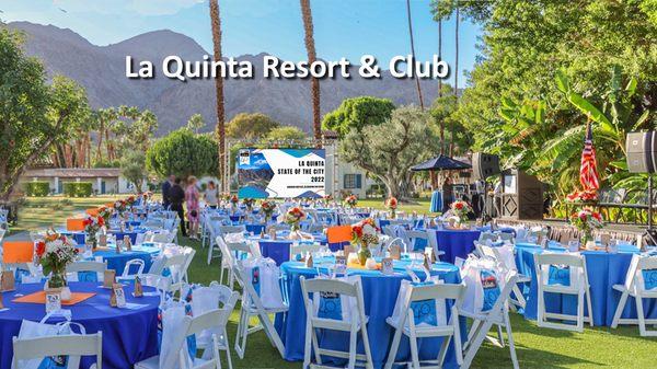 La Quinta Resort & Club, 15' LED video wall