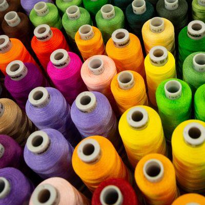 Every color of the rainbow - in thread!