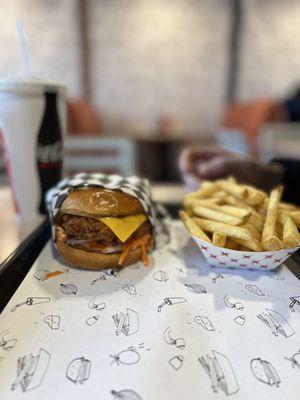 Crispy Chicken Sando meal ($14)