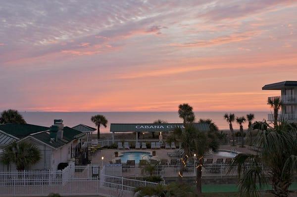 View from third floor Beach Club unit.