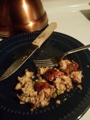 "Chicken Pot Pie" Sausage..doesnt look like much now, but it was incredible!