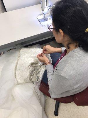 We specialize in weddings, pageant, and every day wear. Each garment is treated with care and customized work by hand.