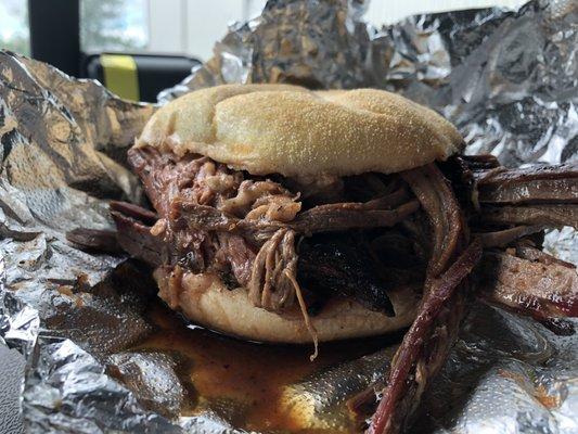 Brisket sandwich