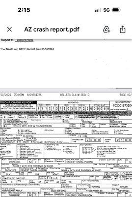 False Police Report